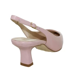 escarpins et trotteurs - Bride arrière - femme - Cuir - Rose - Julie dee