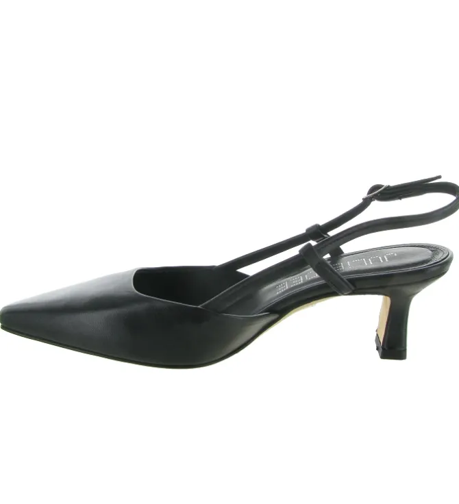 escarpins et trotteurs - Bride arrière - femme - Cuir - Noir - Julie dee