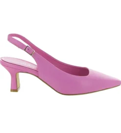 escarpins et trotteurs - Bride arrière - femme - Cuir - Rose - Julie dee
