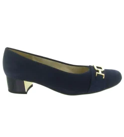 escarpins et trotteurs - Fermé - femme - Cuir - Bleu Marine - Ara