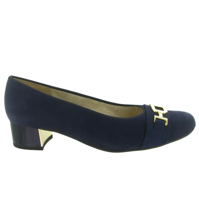 escarpins et trotteurs - Fermé - femme - Cuir - Bleu Marine - Ara