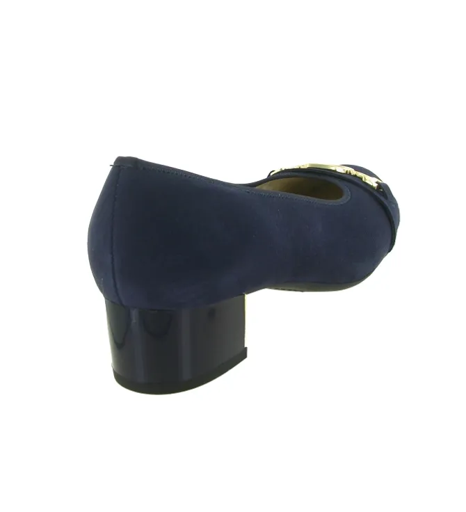 escarpins et trotteurs - Fermé - femme - Cuir - Bleu Marine - Ara