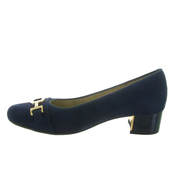 escarpins et trotteurs - Fermé - femme - Cuir - Bleu Marine - Ara