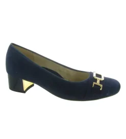 escarpins et trotteurs - Fermé - femme - Cuir - Bleu Marine - Ara
