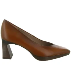 escarpins et trotteurs - Fermé - femme - Cuir - Marron - Hispanitas