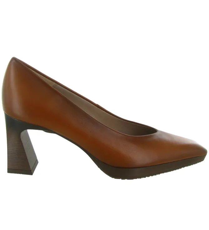 escarpins et trotteurs - Fermé - femme - Cuir - Marron - Hispanitas