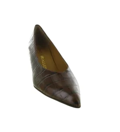 escarpins et trotteurs - Fermé - femme - Cuir - Marron - Pedro miralles