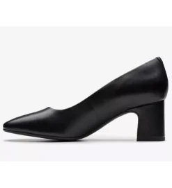 escarpins et trotteurs - Fermé - femme - Cuir - Noir - Clarks