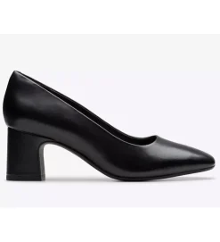 escarpins et trotteurs - Fermé - femme - Cuir - Noir - Clarks