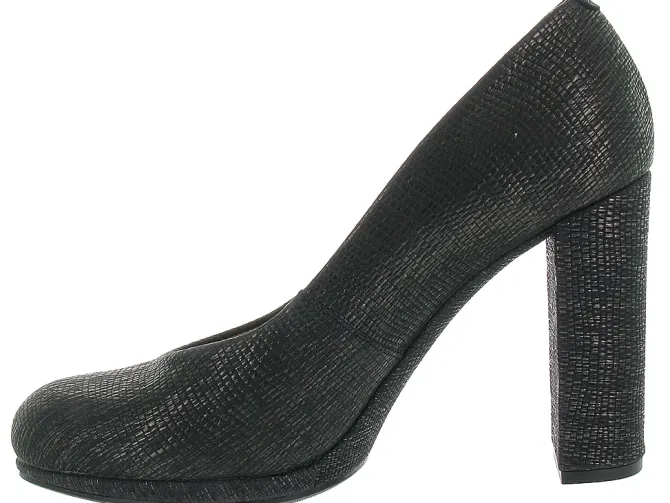 escarpins et trotteurs - Fermé - femme - Cuir - Marron - Unisa