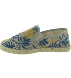 espadrilles - Espadrille plate - femme - Toile - Bleu - La maison de l espadrille