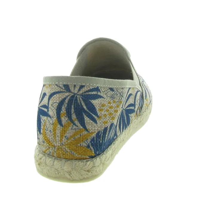 espadrilles - Espadrille plate - femme - Toile - Bleu - La maison de l espadrille