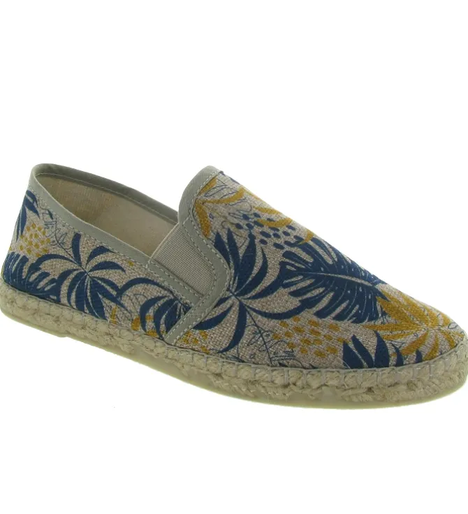espadrilles - Espadrille plate - femme - Toile - Bleu - La maison de l espadrille