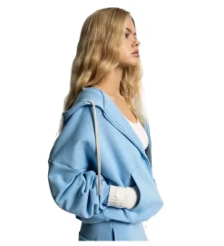 gilet - MANCHE LONGUE - vetement femme - Coton - Bleu - Sweet pants