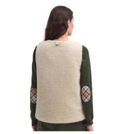 gilet - SANS MANCHE - vetement femme - Fourrure synthétique - Beige - Barbour
