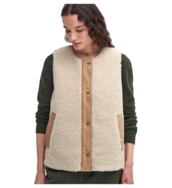 gilet - SANS MANCHE - vetement femme - Fourrure synthétique - Beige - Barbour