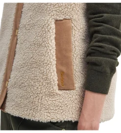 gilet - SANS MANCHE - vetement femme - Fourrure synthétique - Beige - Barbour