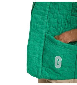 gilet - SANS MANCHE - vetement femme - Coton - Vert - Graine