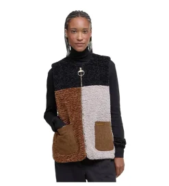 gilet - SANS MANCHE - vetement femme - Coton - Marron - Barbour