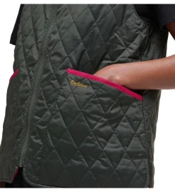 gilet - SANS MANCHE - vetement femme - Textile - Vert - Barbour