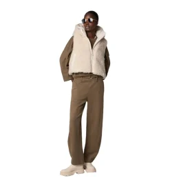 gilet - SANS MANCHE - vetement femme - Coton - Beige - Save the duck