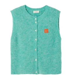 gilet - SANS MANCHE - vetement femme - Textile - Bleu - American vintage