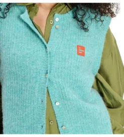 gilet - SANS MANCHE - vetement femme - Textile - Bleu - American vintage