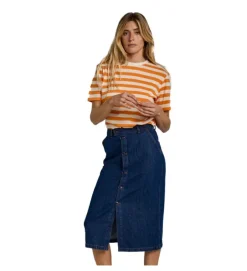 jupe - - vetement femme - Coton - Bleu jean - Graine