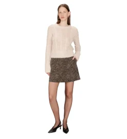 jupe - - vetement femme - Coton - Léopard - Grace and mila