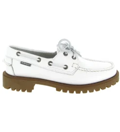 mocassins - Bateau - femme - Cuir - Blanc - Sebago