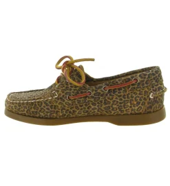 mocassins - Bateau - femme - Nubuck - Léopard - Sebago
