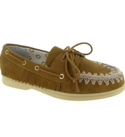 mocassins - Bateau - femme - Nubuck - Chestnut - Mou