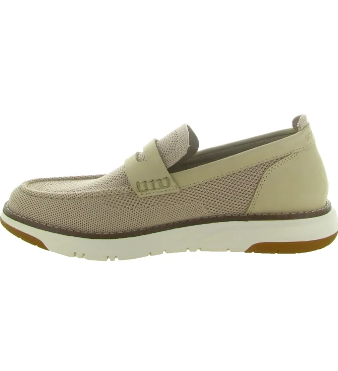 mocassins - Bateau - homme - Cuir - Beige - Schmoove