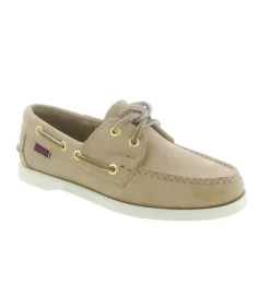 mocassins - Bateau - homme - Cuir - Beige - Sebago