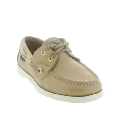 mocassins - Bateau - homme - Cuir - Beige - Sebago