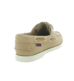 mocassins - Bateau - homme - Cuir - Beige - Sebago