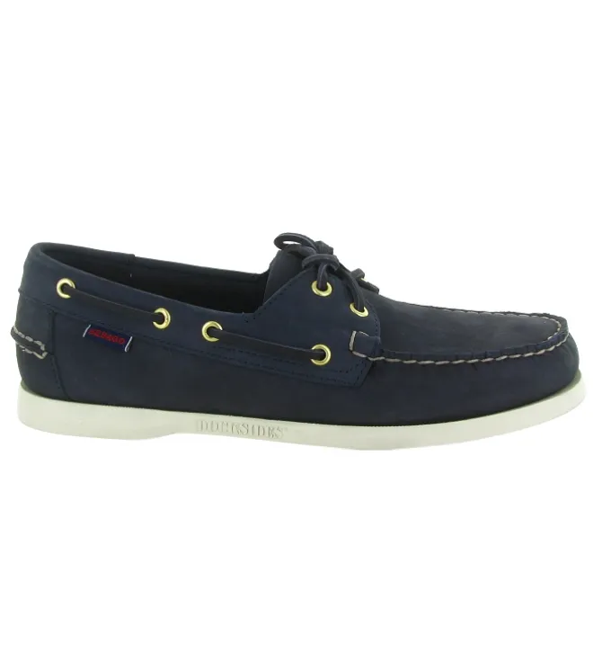 mocassins - Bateau - homme - Cuir - Bleu Marine - Sebago
