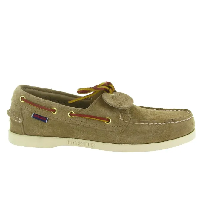 mocassins - Bateau - homme - Cuir - Camel - Sebago