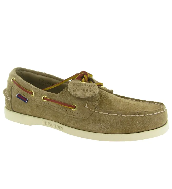 mocassins - Bateau - homme - Cuir - Camel - Sebago