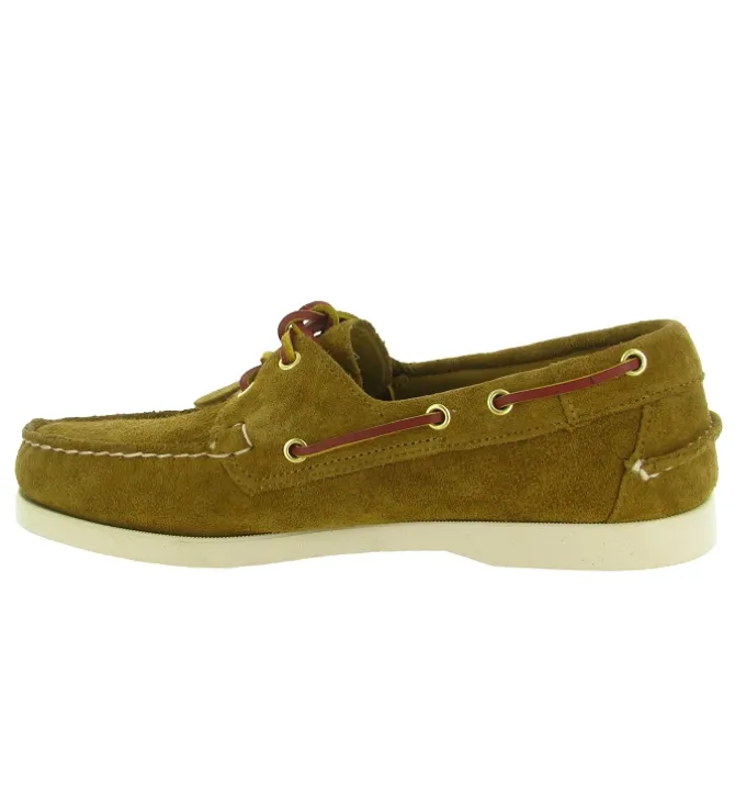mocassins - Bateau - homme - Cuir - Chestnut - Sebago