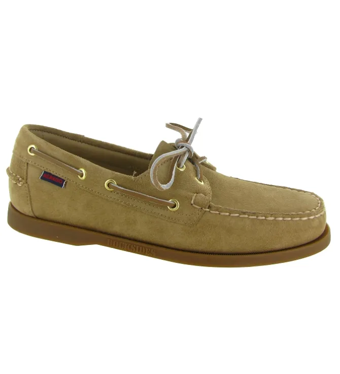 mocassins - Bateau - homme - Cuir - Gris - Sebago