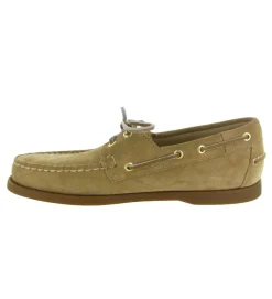 mocassins - Bateau - homme - Cuir - Gris - Sebago