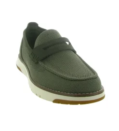 mocassins - Bateau - homme - Cuir - Kaki - Schmoove