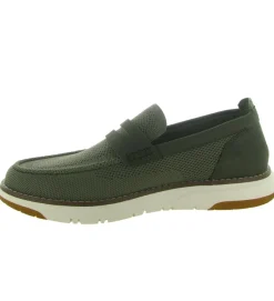 mocassins - Bateau - homme - Cuir - Kaki - Schmoove