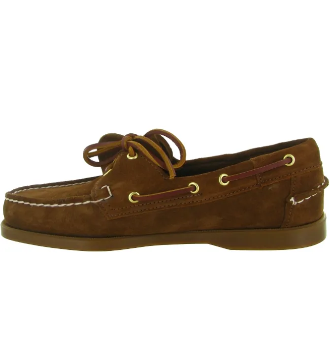 mocassins - Bateau - homme - Cuir - Marron - Sebago