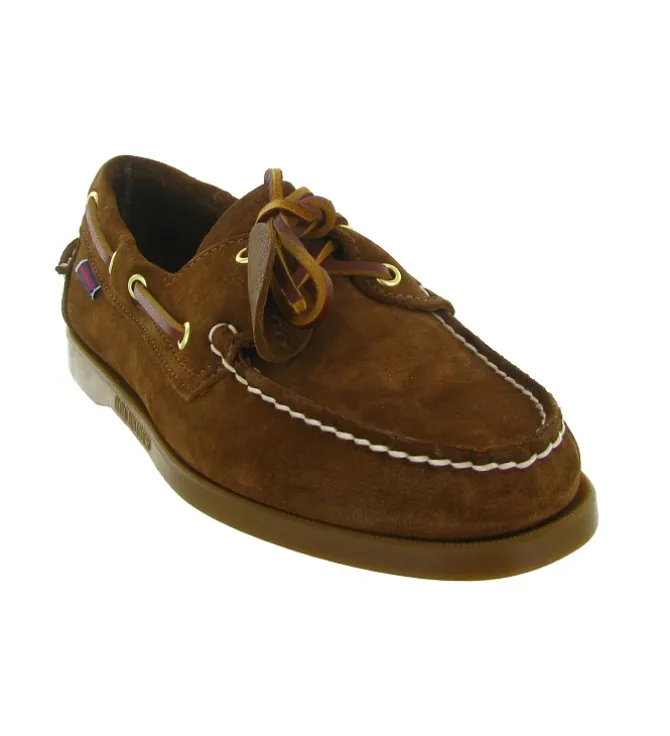 mocassins - Bateau - homme - Cuir - Marron - Sebago