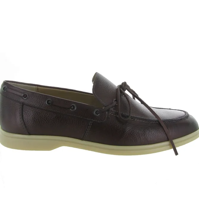 mocassins - Bateau - homme - Cuir - Marron - Nicola benson franzini