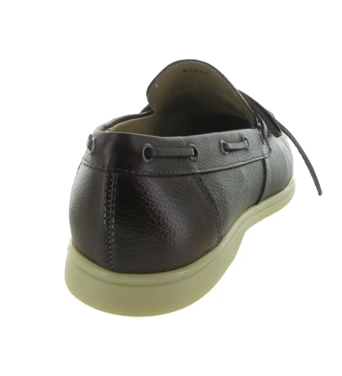 mocassins - Bateau - homme - Cuir - Marron - Nicola benson franzini