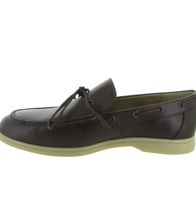 mocassins - Bateau - homme - Cuir - Marron - Nicola benson franzini
