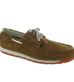 mocassins - Bateau - homme - Nubuck - Chestnut - Fluchos